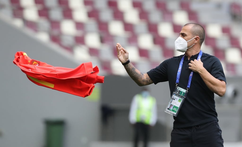 Fabio Cannavaro left Guangzhou by mutual consent in September. Photo: AFP