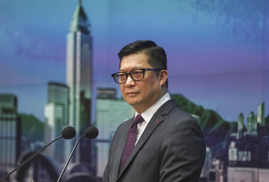 Secretary for Security Chris Tang has rounded on Nathan Law twice this week. Photo: Jonathan Wong