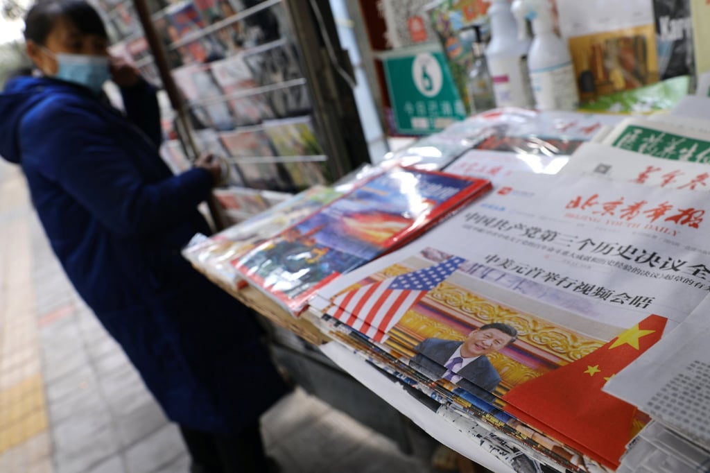 Newspapers and other publications are seen at a newsstand in Beijing on November 17. Those who criticise China for the lack of press freedom should also take a closer look at Germany’s one-sided reporting on China. Photo: Reuters Newspapers and other publications are seen at a newsstand in Beijing on November 17. Those who criticise China for the lack of press freedom should also take a closer look at Germany’s one-sided reporting on China. Photo: Reuters