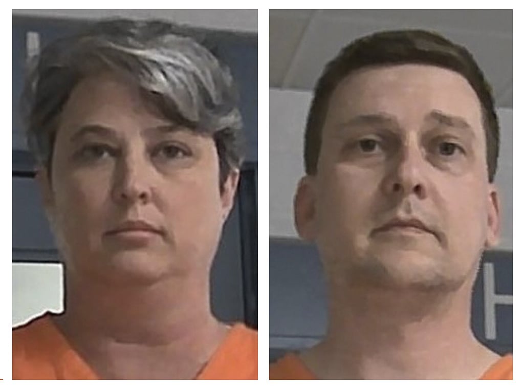 Jonathan and Diana Toebbe are accused in a plot to sell sensitive US submarine secrets to a foreign government. Photos: West Virginia Regional Jail and Correctional Facility Authority via AP