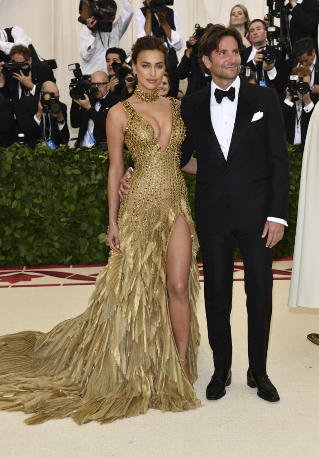 Irina Shayk and Bradley Cooper turned heads at the The Metropolitan Museum of Art’s Costume Institute benefit gala in May 2018. Photo: Invision/AP Irina Shayk and Bradley Cooper turned heads at the The Metropolitan Museum of Art’s Costume Institute benefit gala in May 2018. Photo: Invision/AP
