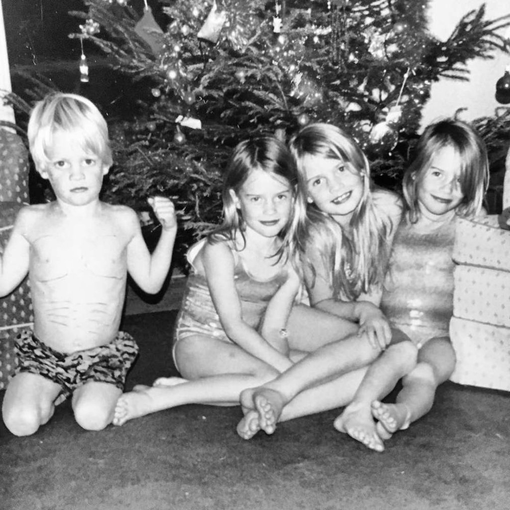 The Spencer siblings when they were young. Photo: @ameliaspencer15/Instagram