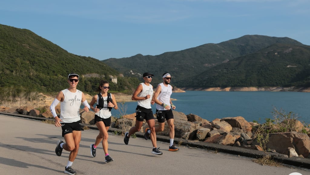 Each runner described team Uglow more like a family than a group of runners – they even spend Christmas together. Photo: Running Biji/Sportie Moment Each runner described team Uglow more like a family than a group of runners – they even spend Christmas together. Photo: Running Biji/Sportie Moment