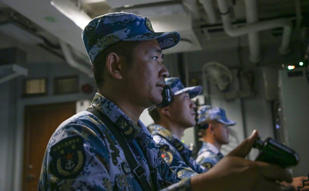 The PLA South Sea Fleet held “several days” of drills last week. Photo: PLA Daily/Weibo The PLA South Sea Fleet held “several days” of drills last week. Photo: PLA Daily/Weibo