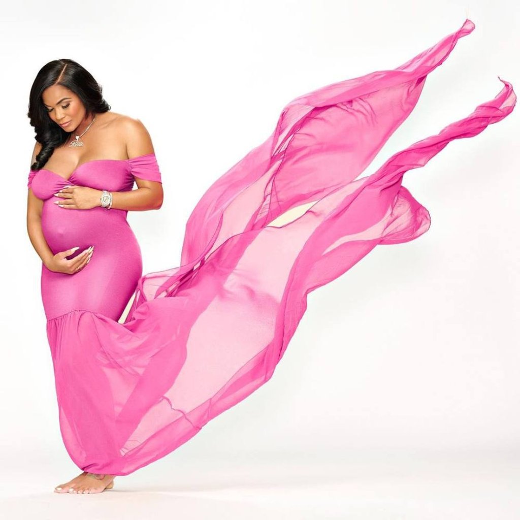 Selling Tampa star Sharelle Rosado is expecting a baby with her fiancé Chad Johnson. Photo: @sharellerosado/Instagram