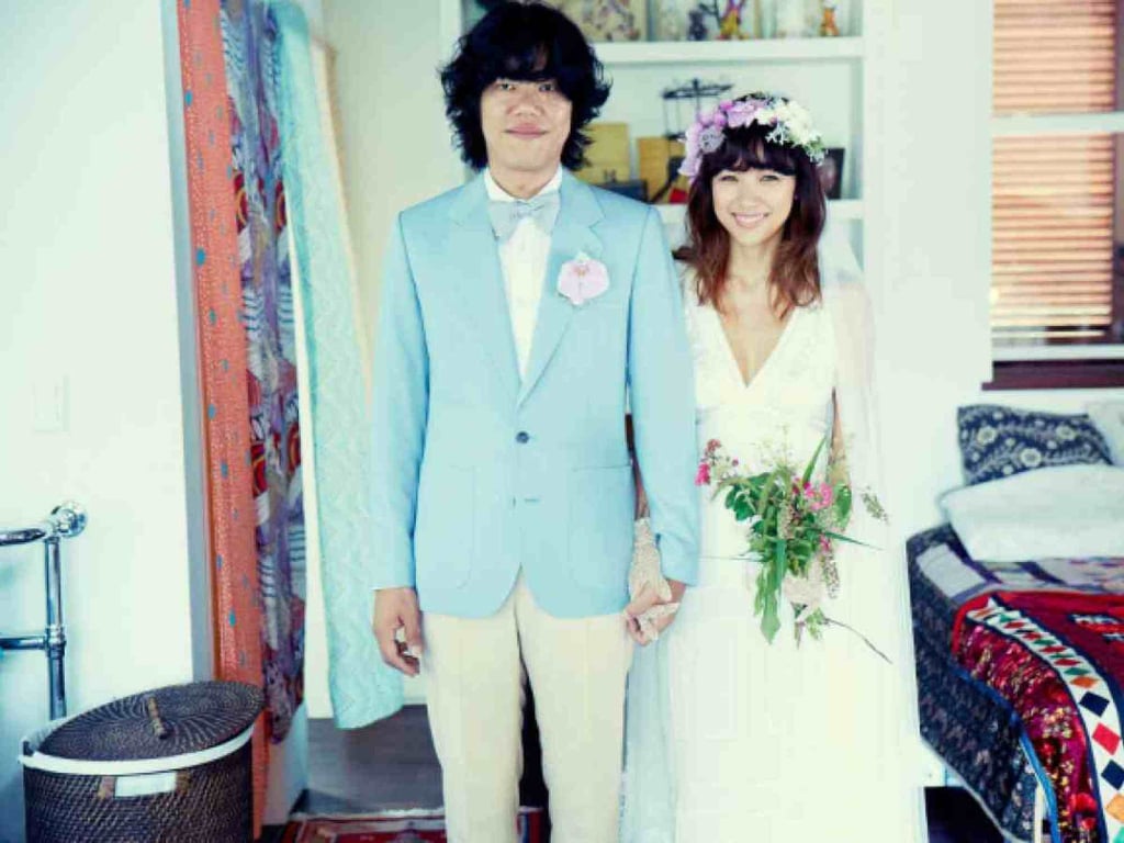 Lee Sang-soon and Lee Hyori’s small wedding ceremony in Jeju island in 2013. Photo: Hyori Together