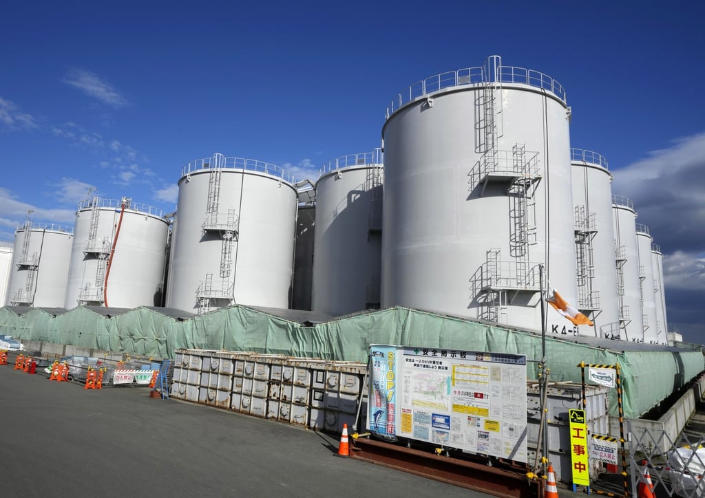 Storage tanks at Tepco’s Fukushima Dai-ichi nuclear power plant in Oma. Photo: EPA-EFE