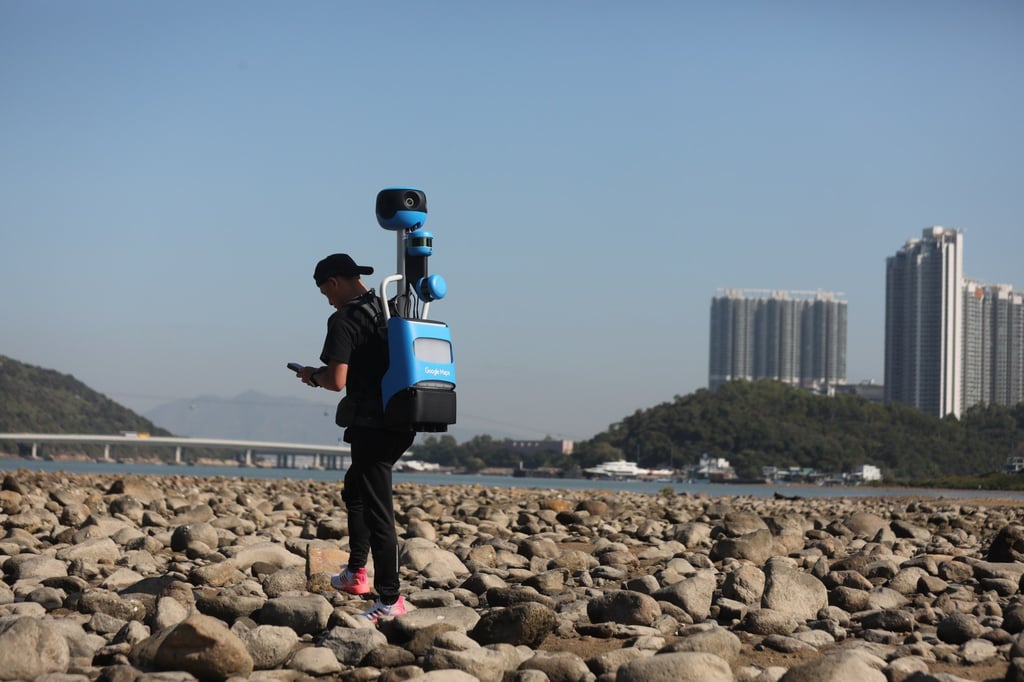 Ho photographing on Lantau Island. Photo: Xiaomei Chen Ho photographing on Lantau Island. Photo: Xiaomei Chen