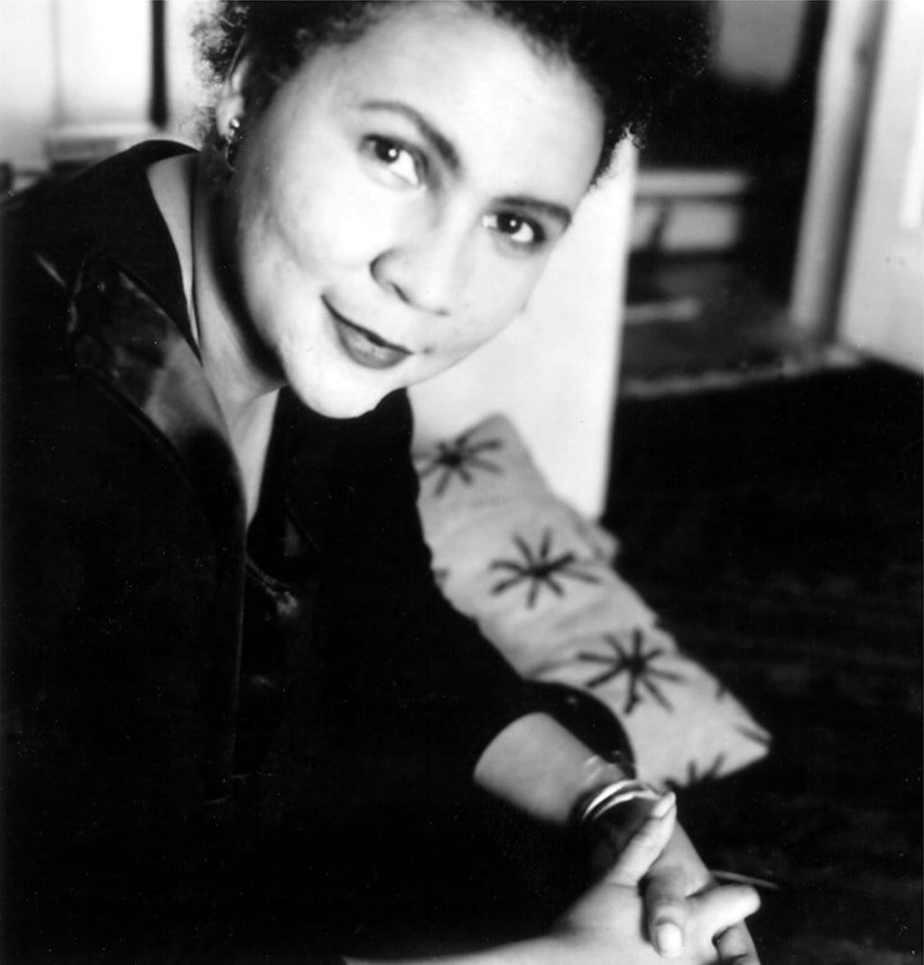 Author bell hooks pictured on February 10, 1999. Photo: TNS