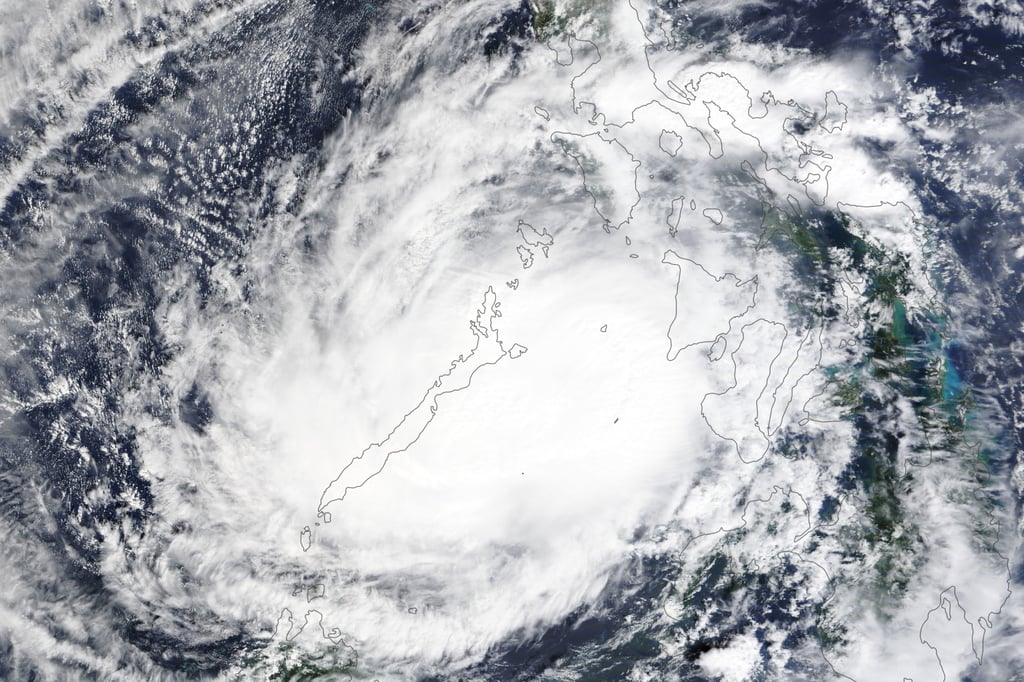 Typhoon Rai hits the Philippines, killing and destroying in its wake. Photo: Nasa Earth via ZUMA Press Wire Service, dpa