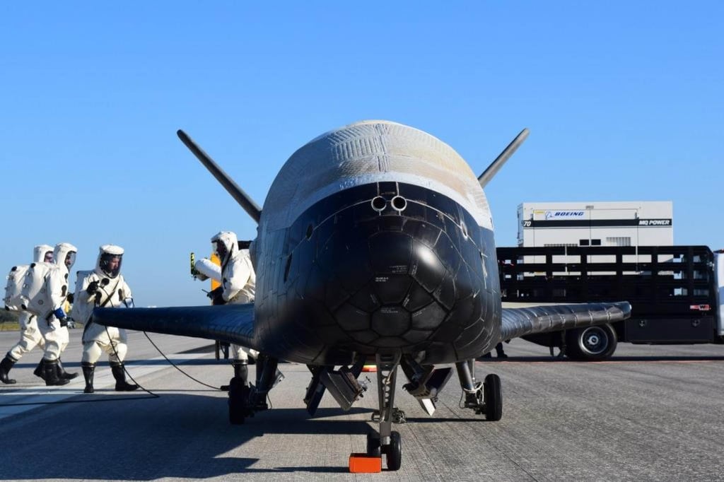 The Chinese spaceplane was said to be inspired by the American X-37B Orbital Test Vehicle. Photo: US Air Force/AFP