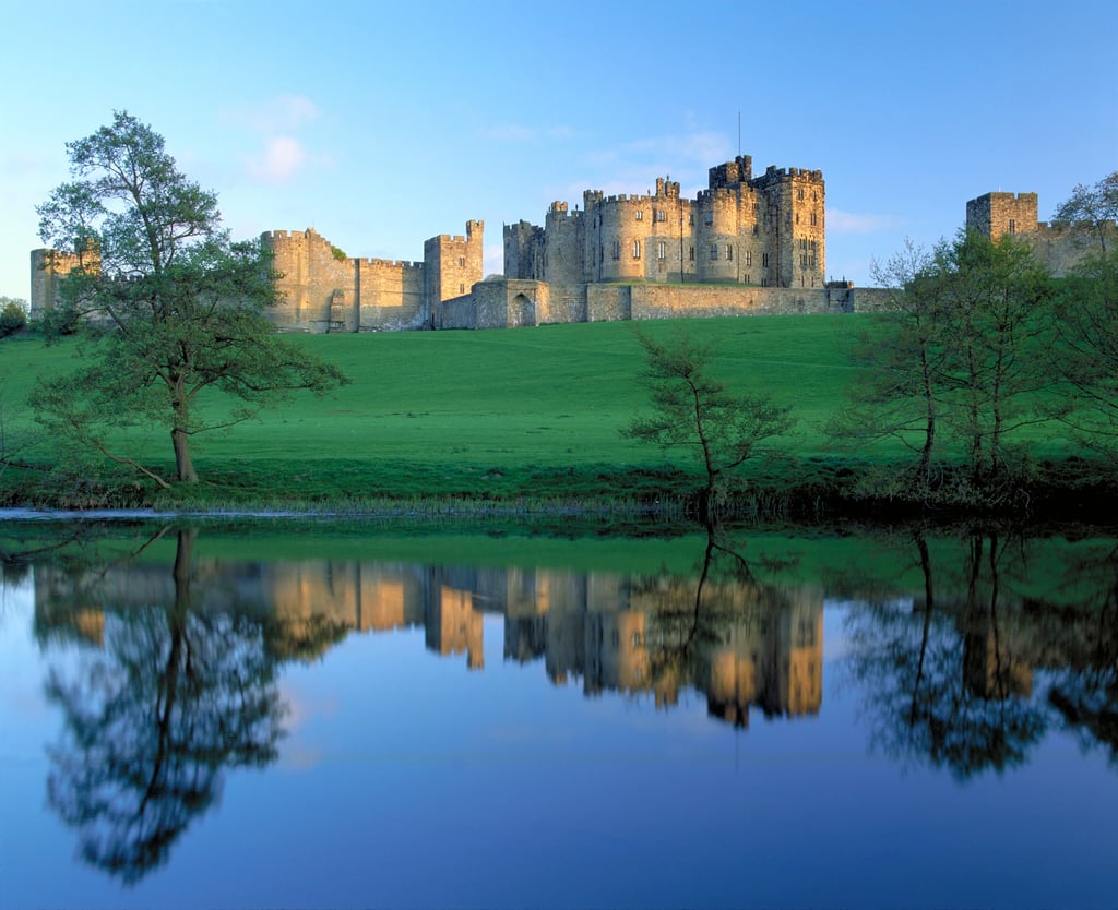 Alnwick Castle in Britain’s northern county of Northumberland. Its exterior was used as Hogwarts and the site of the Quidditch matches in the movie Harry Potter And The Sorcerer’s Stone. Photo: Britainonview.com Alnwick Castle in Britain’s northern county of Northumberland. Its exterior was used as Hogwarts and the site of the Quidditch matches in the movie Harry Potter And The Sorcerer’s Stone. Photo: Britainonview.com