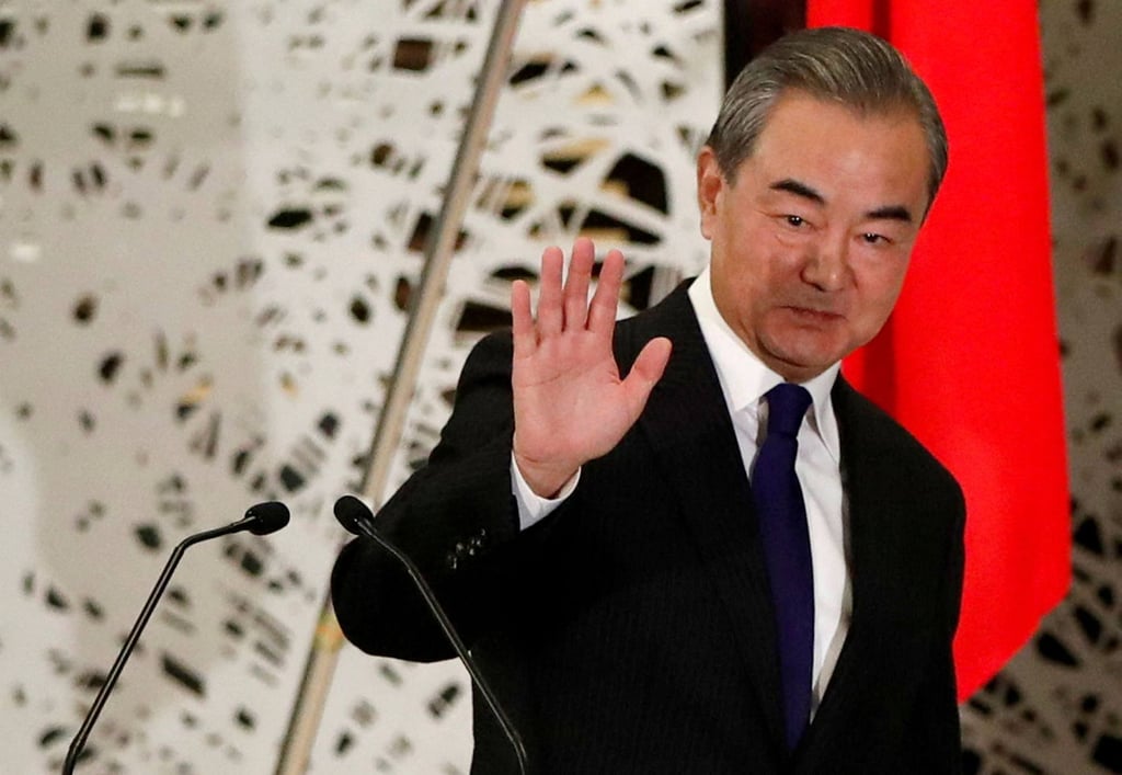 Chinese Foreign Minister Wang Yi on Monday accused the US and other countries of trying to “use the Taiwan question to contain China”. Photo: Reuters