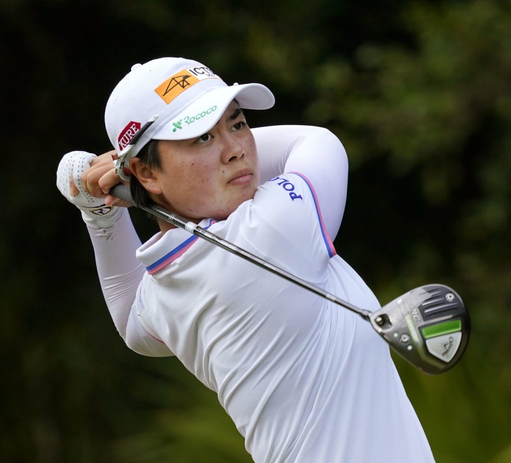 Filipino-Japanese player Yuka Saso at the CME Group Tour Championship at Tiburon Golf Club in Florida, US. Photo: Kyodo Filipino-Japanese player Yuka Saso at the CME Group Tour Championship at Tiburon Golf Club in Florida, US. Photo: Kyodo
