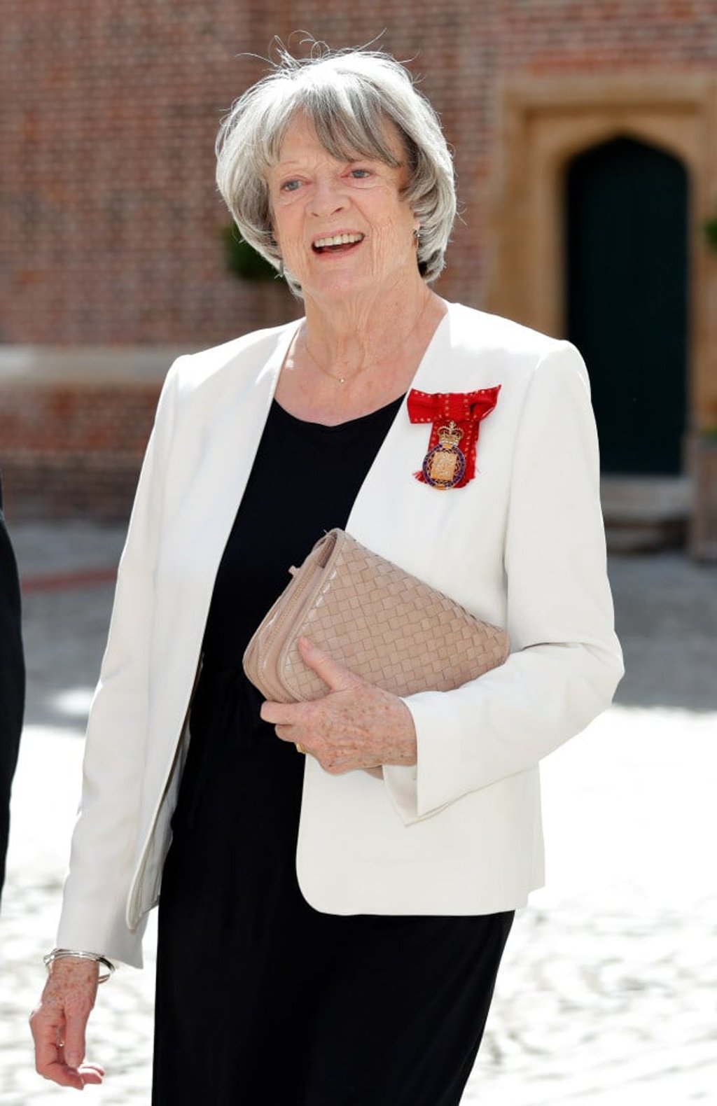 Dame Maggie Smith arrives at Royal Hampton Court Palace to celebrate the centenary of the founding of the Companions of Honour in June 2017. Photo: Indigo/Getty Images Dame Maggie Smith arrives at Royal Hampton Court Palace to celebrate the centenary of the founding of the Companions of Honour in June 2017. Photo: Indigo/Getty Images