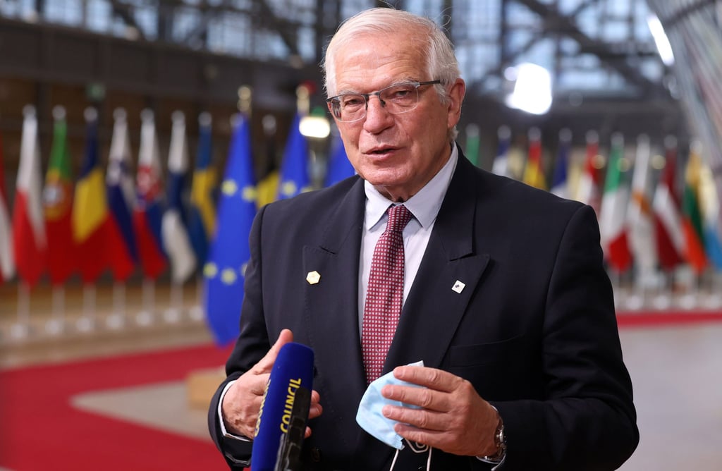 Josep Borrell, the European Union’s high representative for foreign affairs, joined with G7 foreign ministers in a statement voicing “grave concern over the erosion of democratic elements” in Hong Kong following the Legislative Council elections. Photo: Anadolu Agency via Bloomberg Josep Borrell, the European Union’s high representative for foreign affairs, joined with G7 foreign ministers in a statement voicing “grave concern over the erosion of democratic elements” in Hong Kong following the Legislative Council elections. Photo: Anadolu Agency via Bloomberg