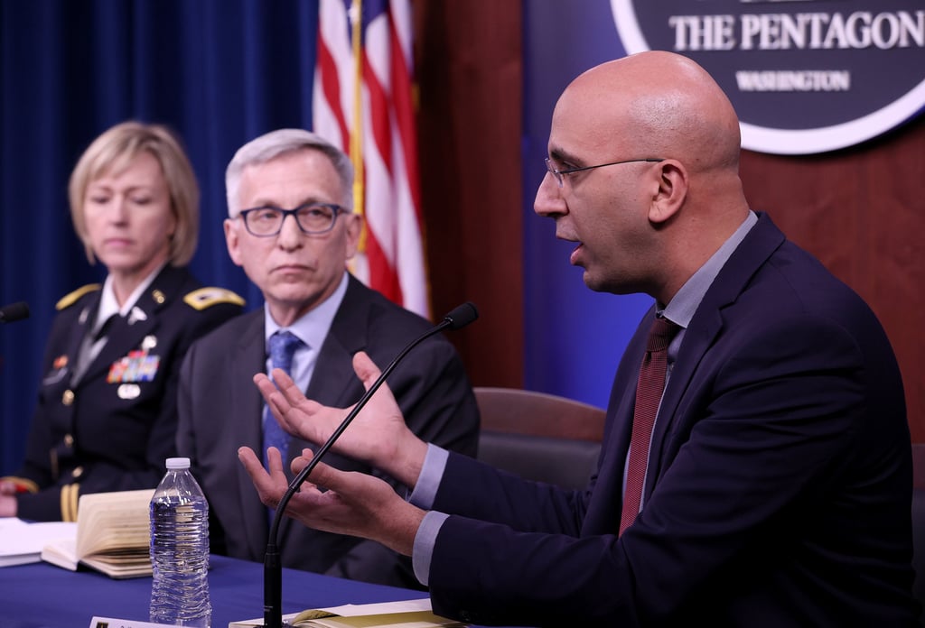 Dr Kayvon Modjarrad (right), director of Emerging Infectious Diseases at WRAIR in the US. Photo: Getty Images Dr Kayvon Modjarrad (right), director of Emerging Infectious Diseases at WRAIR in the US. Photo: Getty Images