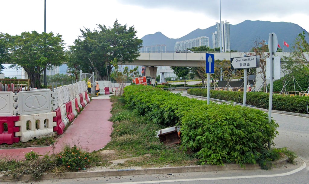 Wednesday morning’s accident took place near Chun Kwan Road on Lantau Island. Photo: Google