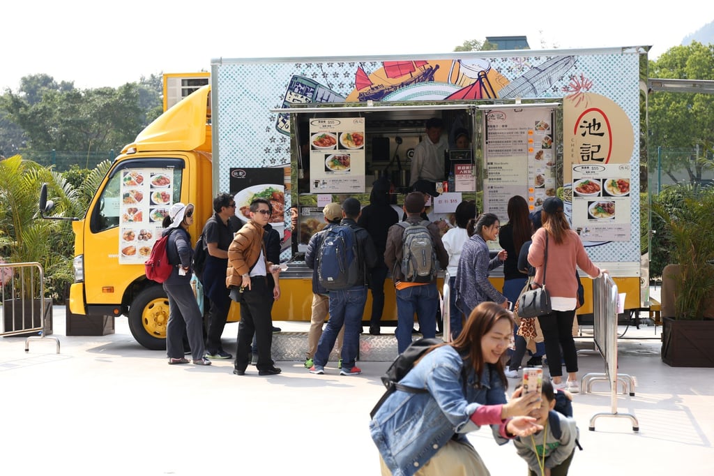 A food truck operating at Disneyland, Hong Kong. Photo: Rachel Cheung A food truck operating at Disneyland, Hong Kong. Photo: Rachel Cheung