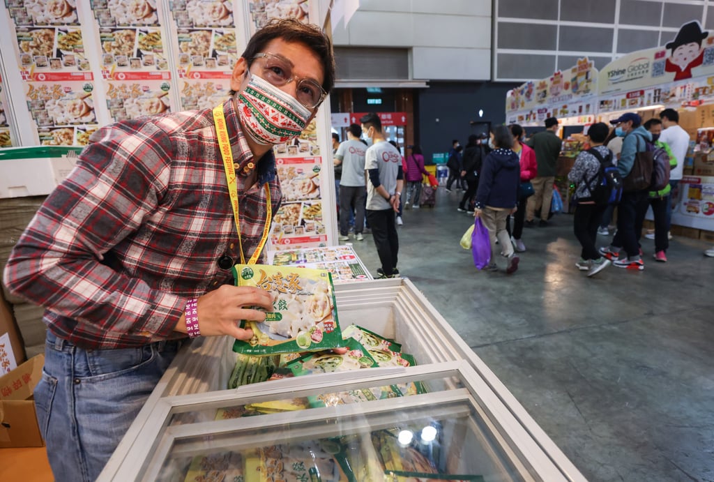 Vendor Frandy Yim said the nasty weather on Sunday may have actually helped turnout at the Hong Kong Food Festival. Photo: Nora Tam Vendor Frandy Yim said the nasty weather on Sunday may have actually helped turnout at the Hong Kong Food Festival. Photo: Nora Tam