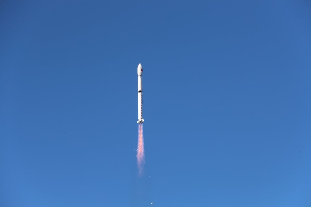 A smaller satellite was also sent into orbit and will be used for educational purposes by a Beijing middle school. Photo: Xinhua