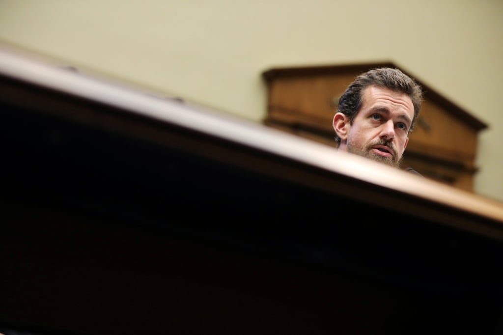 Twitter then-CEO Jack Dorsey testifies before the House Energy and Commerce Committee hearing on Twitter’s algorithms and content monitoring, on Capitol Hill in Washington in September 2018. Photo: Reuters Twitter then-CEO Jack Dorsey testifies before the House Energy and Commerce Committee hearing on Twitter’s algorithms and content monitoring, on Capitol Hill in Washington in September 2018. Photo: Reuters