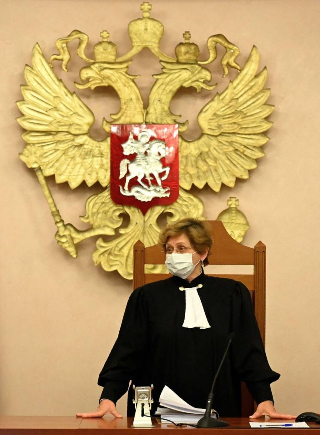 Russia’s Supreme Court judge Alla Nazarova orders the closure of Memorial International. Photo: AFP) Russia’s Supreme Court judge Alla Nazarova orders the closure of Memorial International. Photo: AFP)