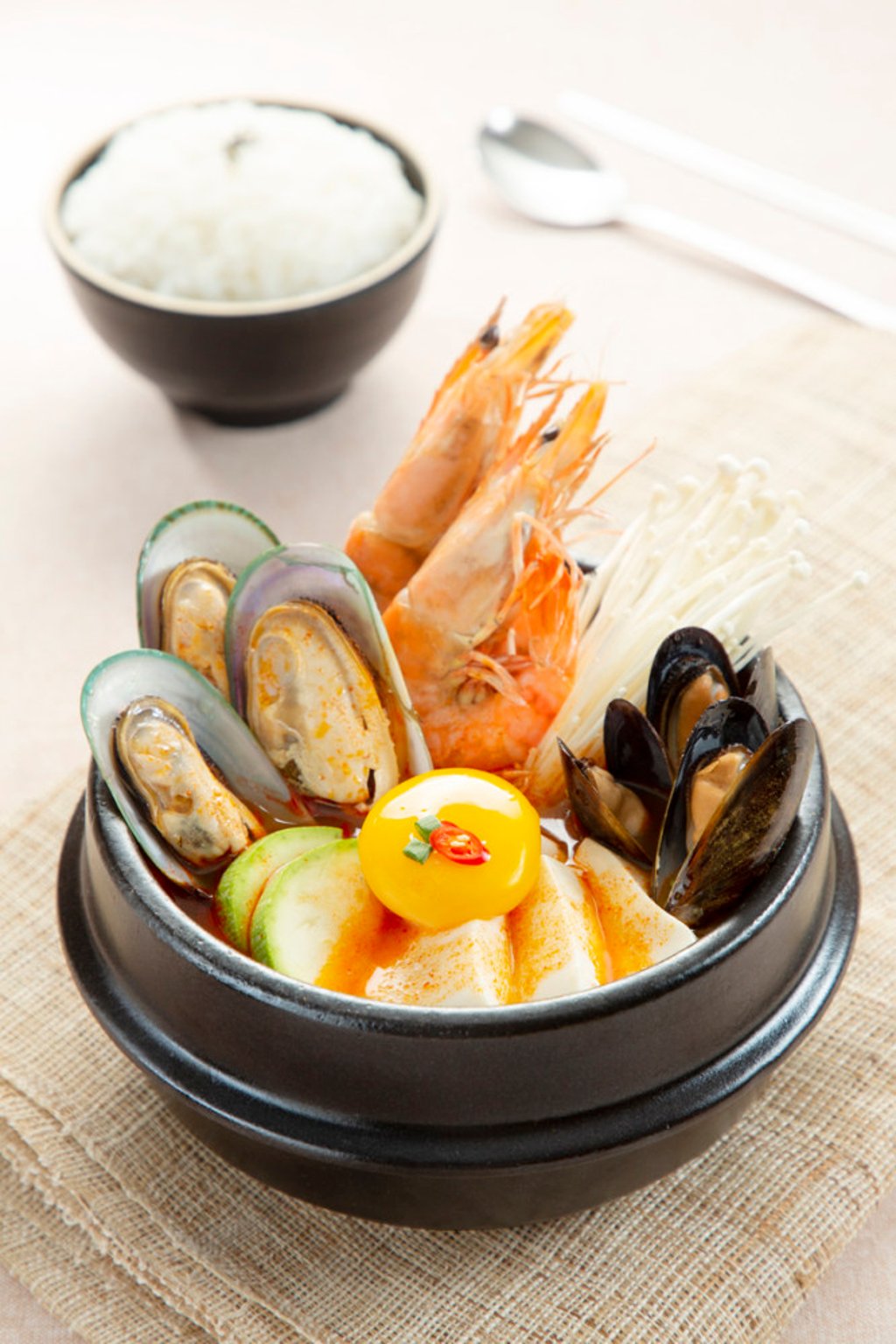 Spicy Seafood Soontofu Soup from Kim’s Spoon. Photo: Kim’s Spoon Spicy Seafood Soontofu Soup from Kim’s Spoon. Photo: Kim’s Spoon