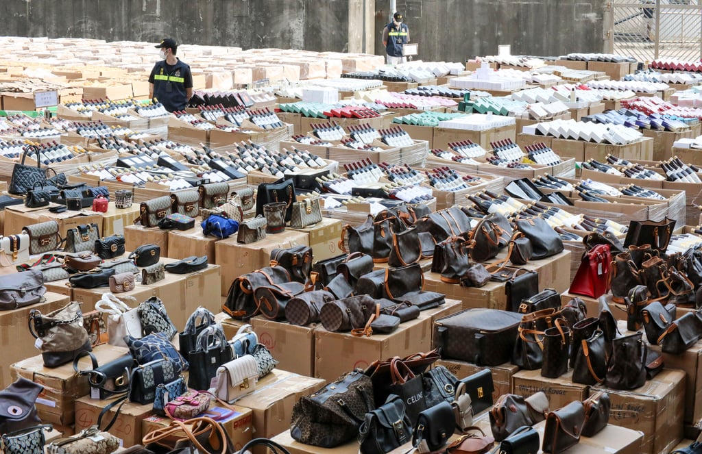 Hong Kong customs in October seized over HK$1 billion in luxury goods and endangered species. None were put up for sale in online auctions. Photo: Felix Wong