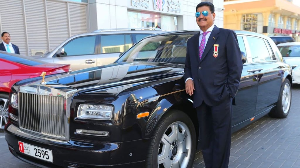 B.R. Shetty had an impressive car collection before it all went wrong for him. Photo: Cars For You/YouTube