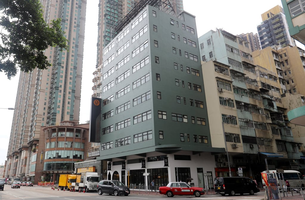 Exterior of co-living space Oootopia Kai Tak in To Kwa Wan, Hong Kong. Photo: Edmond So