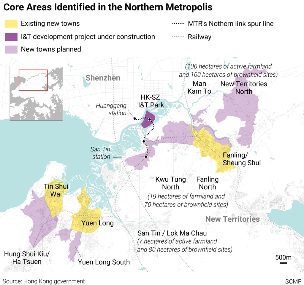 Hong Kong Official Vows Developments Under Northern Metropolis Scheme Hong Kong Official Vows Developments Under Northern Metropolis Scheme