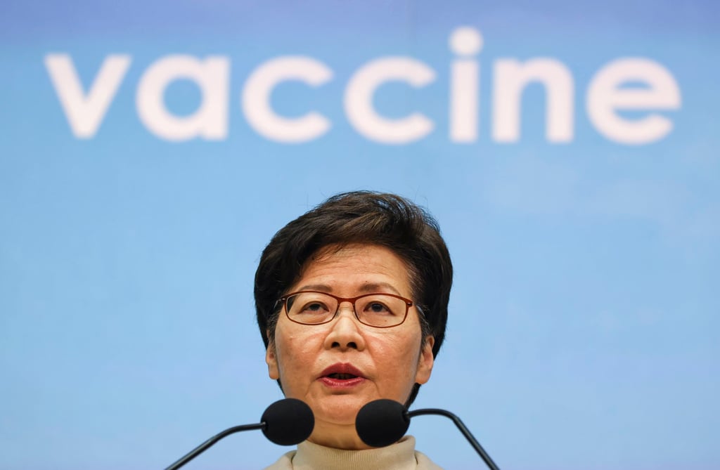 Chief Executive Carrie Lam. Photo: Nora Tam