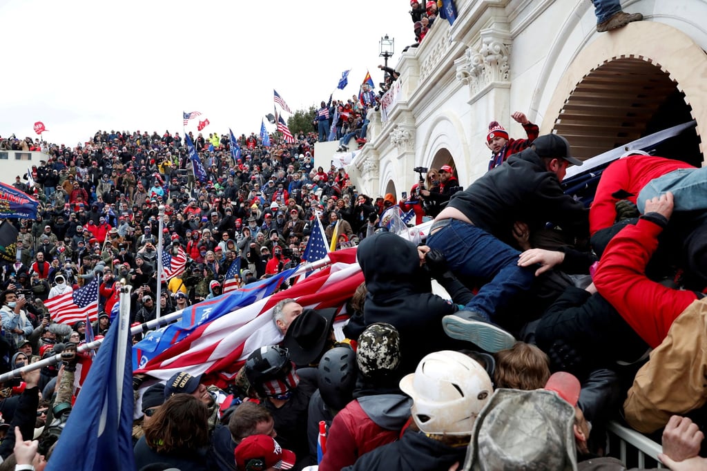 Pro-Trump protesters storming into the US Capitol on January 6, 2021. File photo: Reuters