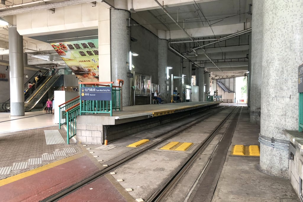 MTR light rail station at Tuen Mun Ferry Pier. Photo: Handout MTR light rail station at Tuen Mun Ferry Pier. Photo: Handout