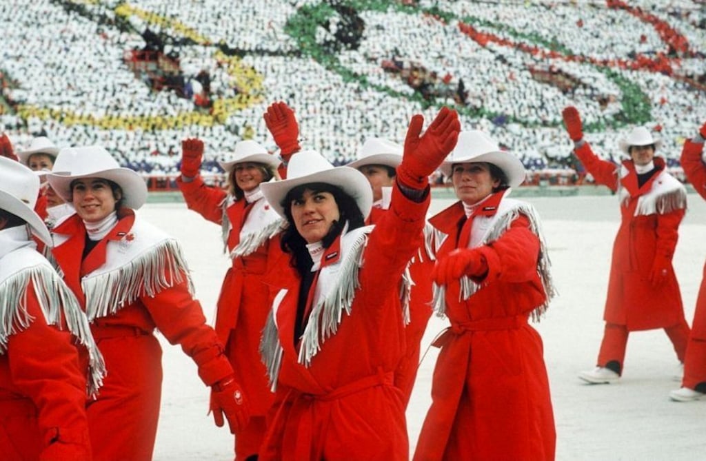 The Canadian Olympic Team uniform on home turf in 1988. Photo: Olympics