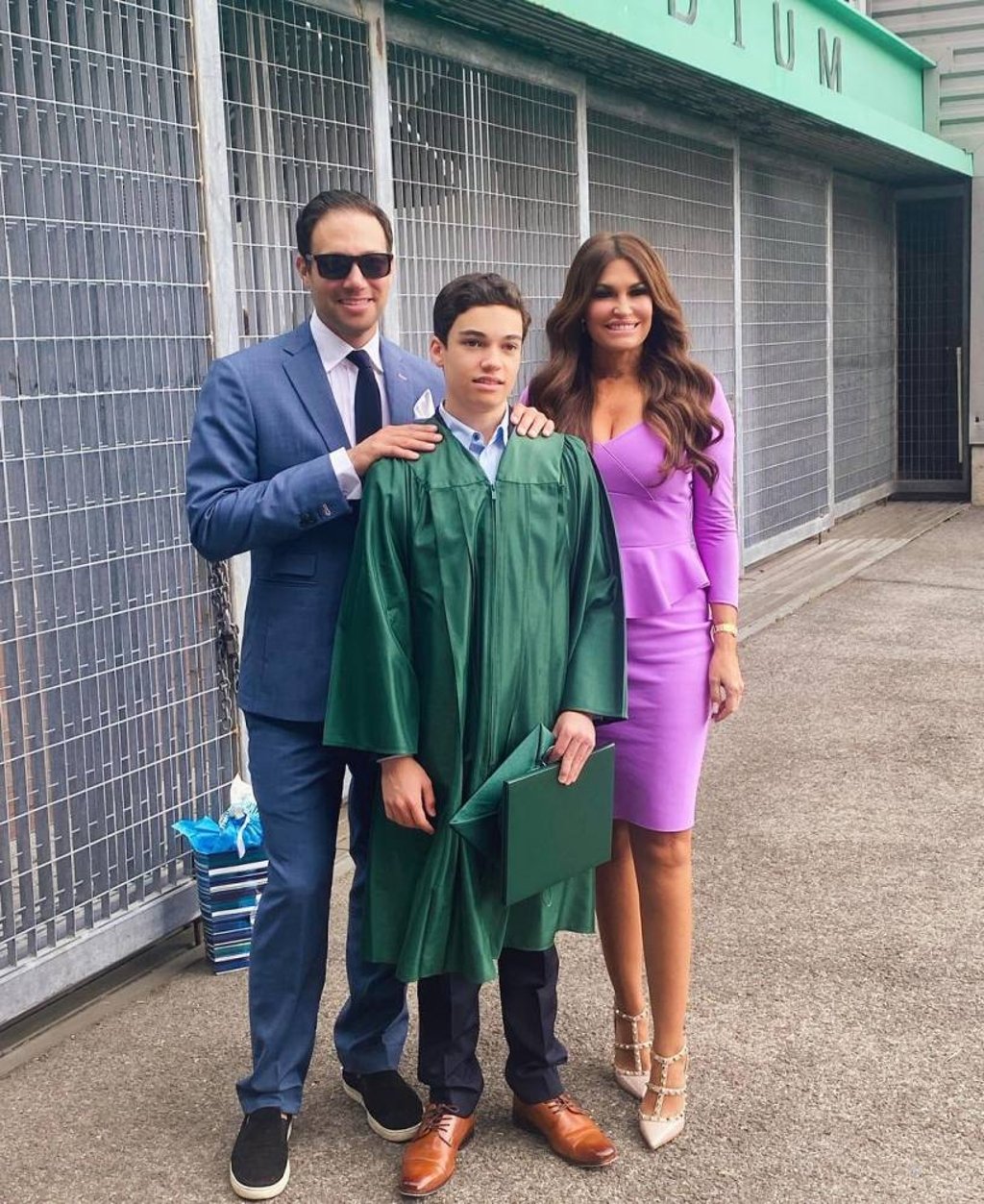 Eric Villency, Ronan Villency and Kimberly Guilfoyle. Photo: @kimberlyguilfoyle/Instagram