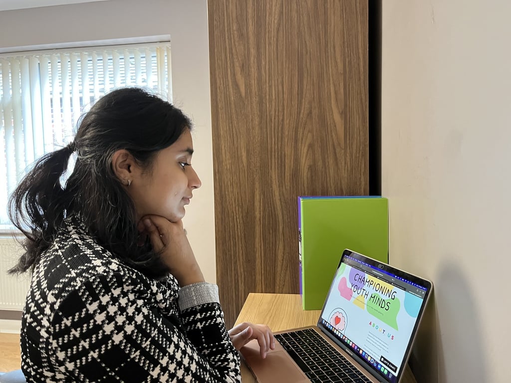British-Indian student Tanya Marwaha has set up a website to support young people with their mental health. Photo: Handout British-Indian student Tanya Marwaha has set up a website to support young people with their mental health. Photo: Handout