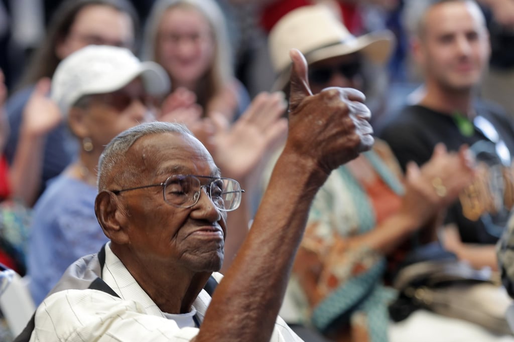World War II veteran Lawrence Brooks died at the age of 112. Photo: AP World War II veteran Lawrence Brooks died at the age of 112. Photo: AP