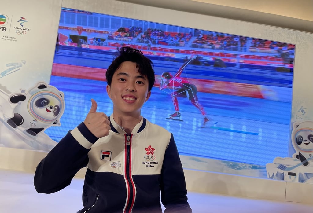 Short-track speed skater Sidney Chu will represent Hong Kong at the 2022 Winter Olympics in Beijing. Photo: Chan Kin-wa Short-track speed skater Sidney Chu will represent Hong Kong at the 2022 Winter Olympics in Beijing. Photo: Chan Kin-wa