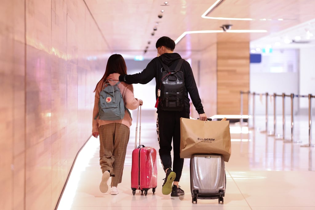 International students in Sydney, Australia, return to China following the outbreak of Covid-19, on August 20, 2020. Photo: Reuters International students in Sydney, Australia, return to China following the outbreak of Covid-19, on August 20, 2020. Photo: Reuters