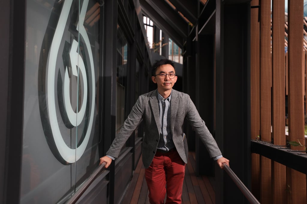 Benny Lee at the new GREEN@WAN CHAI recycling centre. Photo: Xiaomei Chen Benny Lee at the new GREEN@WAN CHAI recycling centre. Photo: Xiaomei Chen