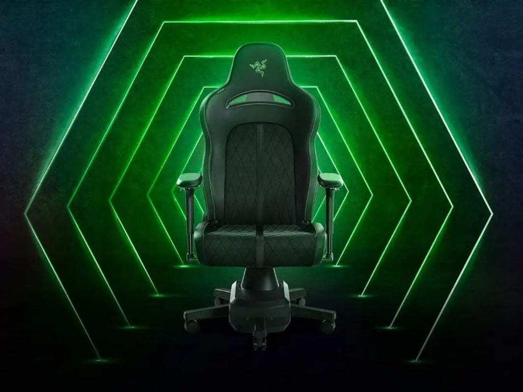 The Razer Enki Pro HyperSense gaming chair. Photo: Razer
