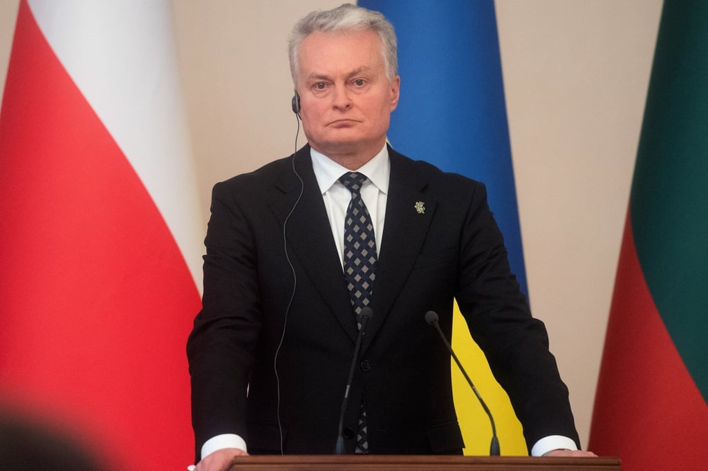After apparent economic retaliation by China, Lithuanian President Gitanas Nauseda said last week that the country had made “a mistake” allowing a diplomatic centre opened under the title of Taiwanese Representative Office. Photo: EPA-EFE