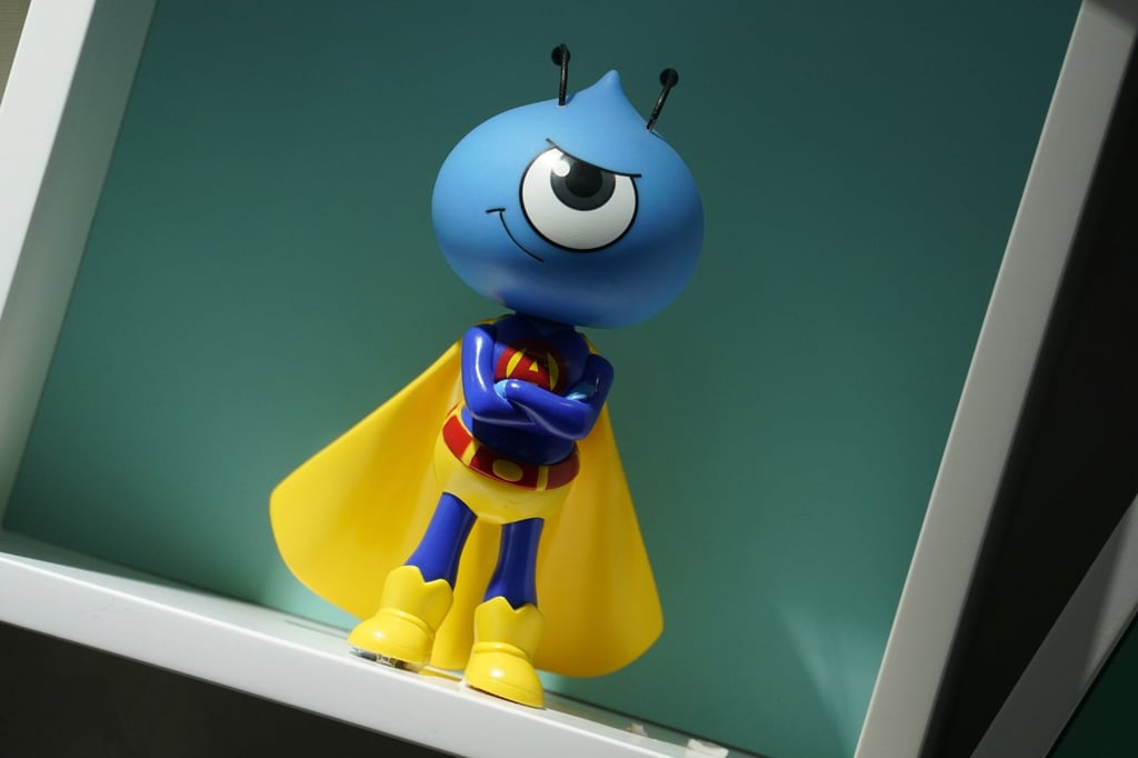 In this October 2020, photo, the the Ant Group’s mascot is displayed at the company’s office in Hong Kong. Photo: AP In this October 2020, photo, the the Ant Group’s mascot is displayed at the company’s office in Hong Kong. Photo: AP