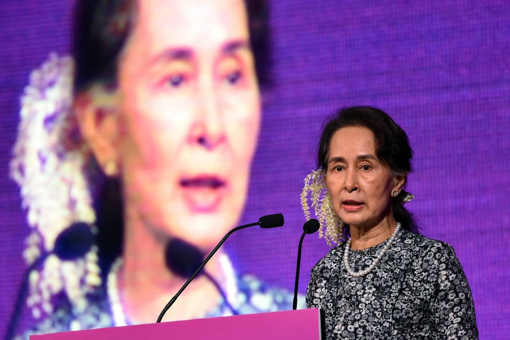 Detained civilian leader Aung San Suu Kyi. File photo: AFP