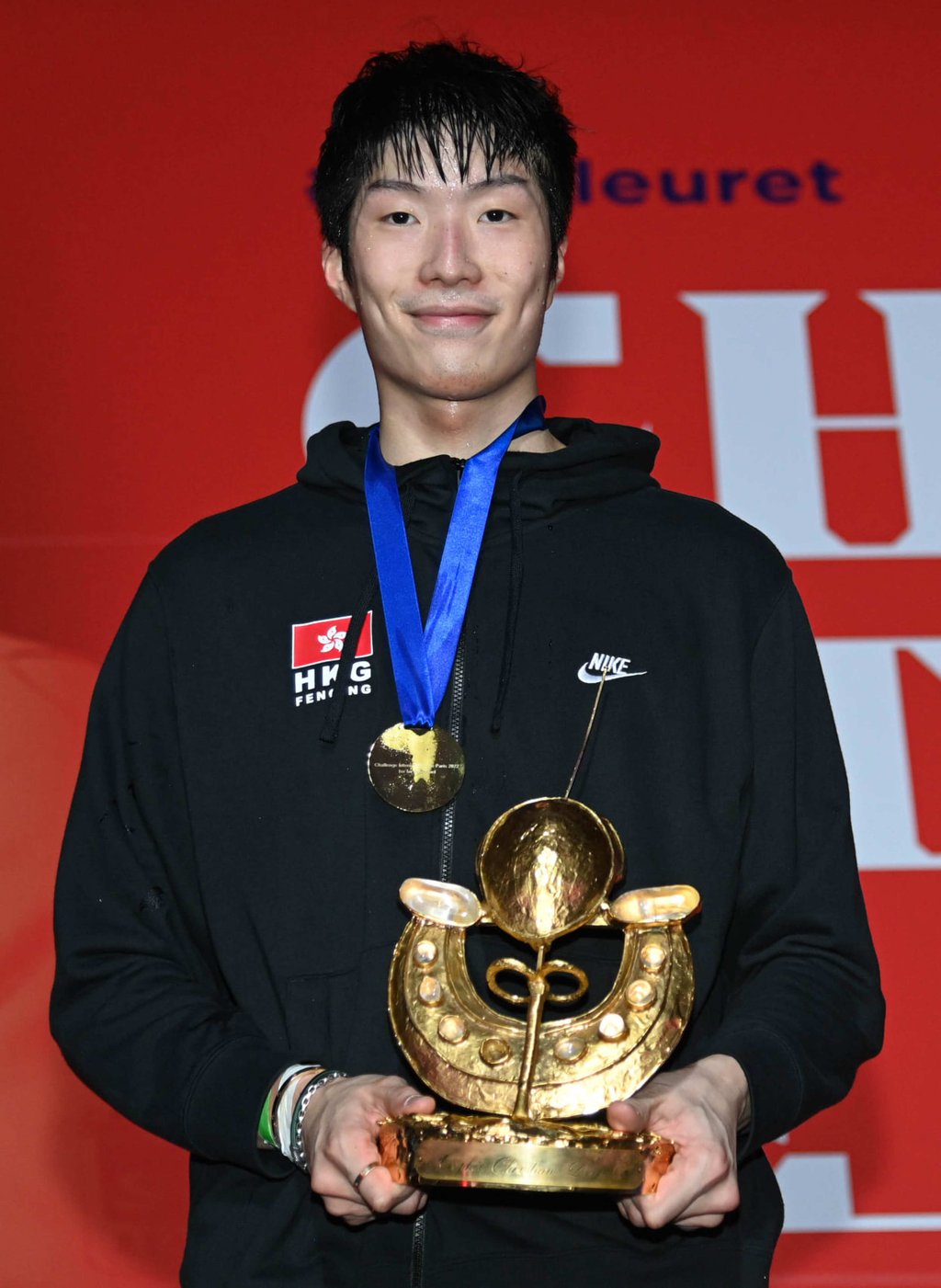 Hong Kong fencer Cheung Ka-long wins men’s individual foil gold at the World Cup in Paris, France. Photo: FIE Hong Kong fencer Cheung Ka-long wins men’s individual foil gold at the World Cup in Paris, France. Photo: FIE
