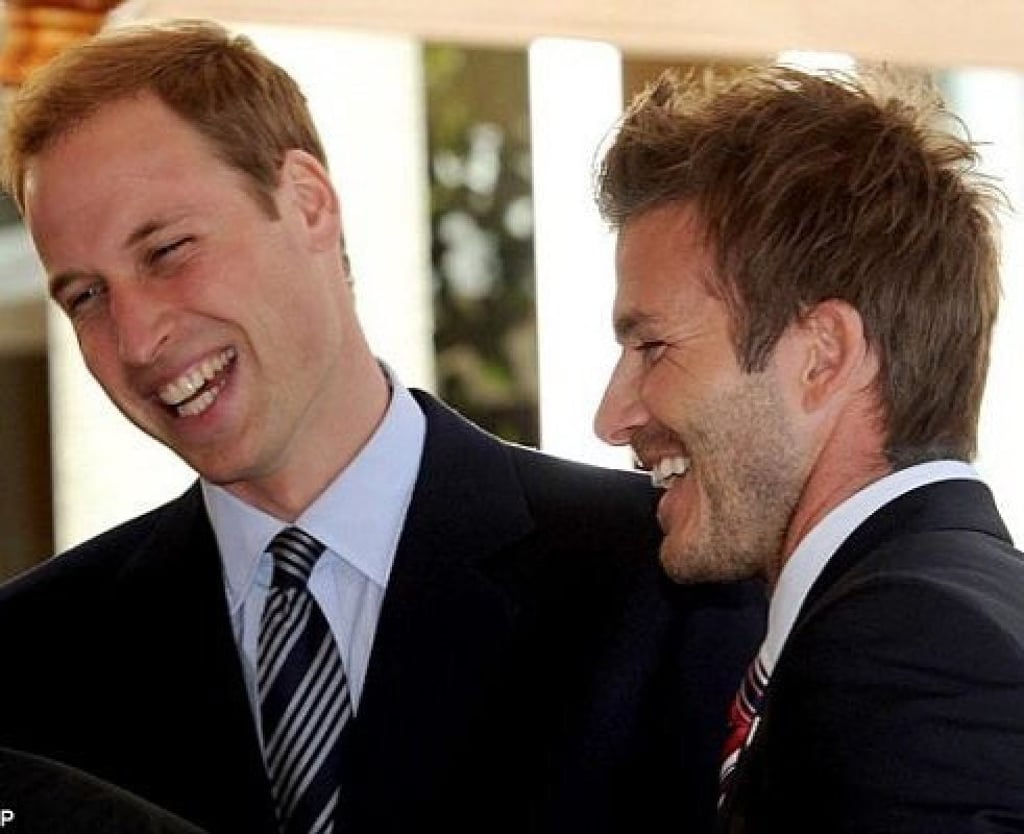 Prince William and David Beckham first met in 2012. Photo: @davidbeckham/Instagram Prince William and David Beckham first met in 2012. Photo: @davidbeckham/Instagram