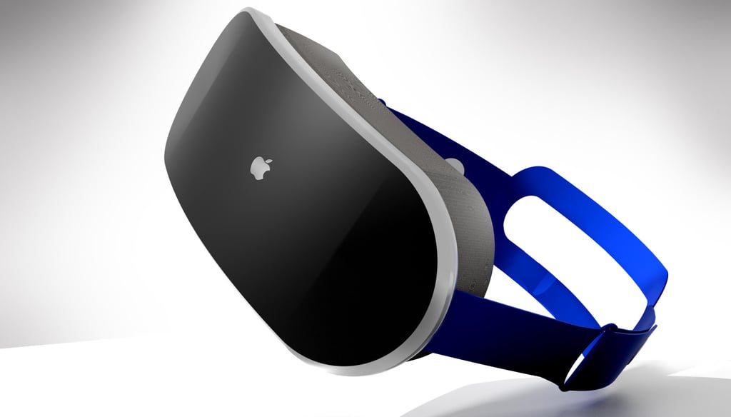 A concept render of Apple’s new VR/AR headset.