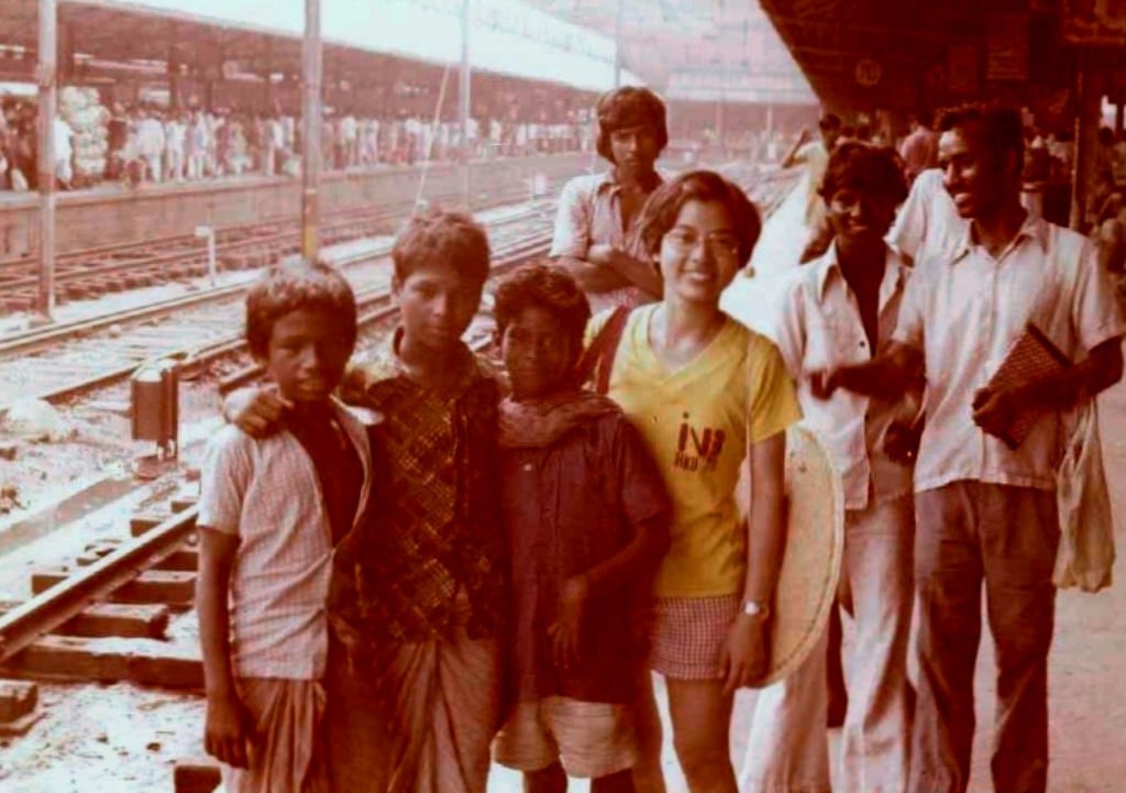 Sandra Tsang (fourth from left) in India, where she visited local communities and non-governmental organisations as part of her study trip funded by the HSBC Scholarship programme. Photo: Sandra Tsang